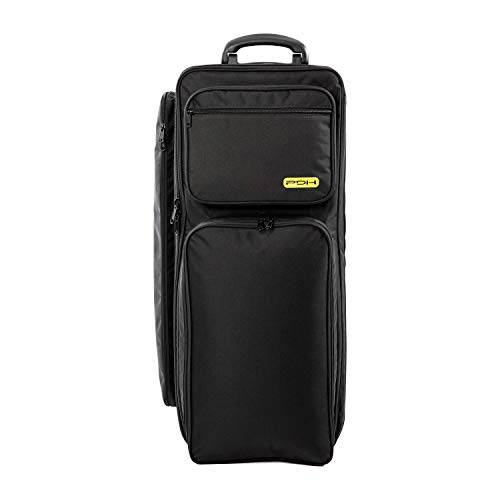 PDH PDH Drum Hardware Case Protection Racket Hardware Bag with Wheels and Outer Zippered Pockets