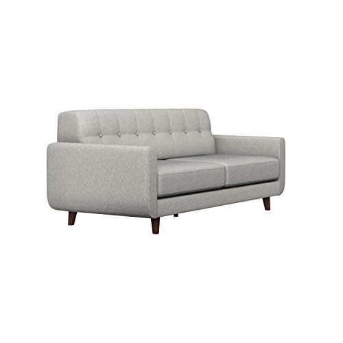 Amazon Brand – Rivet Sloane Mid-Century Modern Sofa Couch, 79.9"W, Pebble Grey