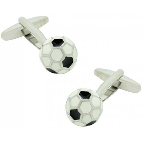 MasGemelos - Gemelos Balón de Fútbol 3D Cufflinks: Amazon.es: Joyería