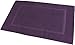 Utopia Towels Cotton Banded Rug, Bath Mats, Not a Bathroom Rug, 21 by 34 Inches, 100% Ring Spun Cotton, Highly Absorbent Shower Bathroom Floor Mat, Plum, 2 Pack