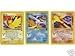 Pokemon Promo Single Card Set of All 3 Rare Legendary Birds Moltres, Articuno & Zapdos
