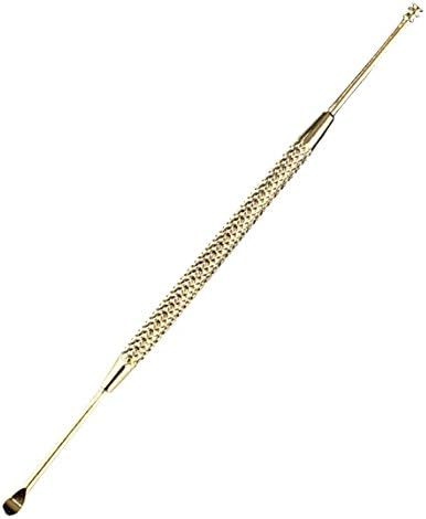 High-quality Gold Stainless Steel Ear Pick, Ear Cleaning Tools, Double-ended Ear Curette, Earwax Removal