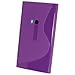 iGadgitz Dual Tone Purple Durable Crystal Gel Skin (TPU) Case Cover for Nokia Lumia 920 Windows Smartphone Mobile Phone + Screen Protector