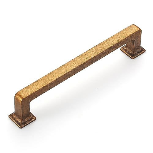 Amerdeco 6 Piece Kitchen Handles 128mm Handles Cabinets Bronze Door Handle Drawer Pulls Zinc Alloy Furniture Pull UK0019