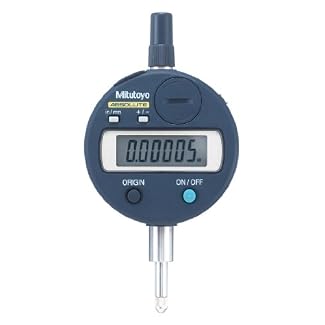 Mitutoyo 543-792 Absolute LCD Digimatic Indicator ID-S, #4-48 UNF Thread, 0.375″ Stem Dia., Lug Back, 0-0.5″/0-12.7mm Range, 0.00005″/0.001mm Graduation, +/-0.00012″ Accuracy