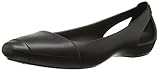 crocs Women's Sienna Flat, Black, 9 M US