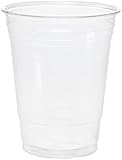 Dart TP16D 16 oz Ultra Clear PET Plastic Cup (Case of 1000)