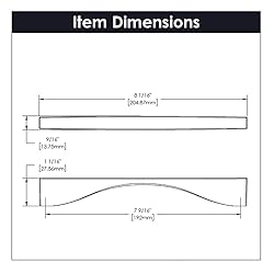 Belwith-Keeler B076152-BGB Channel Pull, 7-9/16