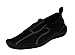 Rockin Footwear Women's Aqua Neon Zippers Black Rubber Water Shoe Size 6