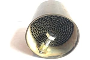 Radiant Cycles Shorty GP Exhaust Motorcycle Muffler Baffle Bolt In Bolton Catalyst Silencer