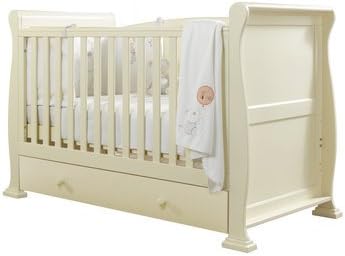cream cot bed