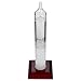 Lily's Home Admiral FitzRoy's Storm Glass Weather Prediction Station, Predicts Weather Changes and Patterns, Elegant Gift and Desktop Piece, Includes Cherry Finished Wood Base (10
