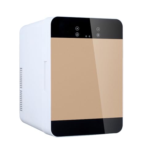 UNYQBFKM Mini Fridge, Car Refrigerator Portable Cooler & Warmer 110V/220V AC/12V DC Compact Small Refrigerator for Bedroom, Office, Car, Dor Skincare Fridge