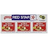 Red Star Active Dry Yeast Non GMO 1.4 Oz. Pack Of 3.