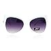 SA106 Unique Oversized Cat Eye Hybrid Butterfly Sunglasses White