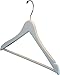 The Great American Hanger Company White Wooden Suit Clothes Hanger