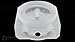 Singularity Computers Protium D5 Pump Top - Frosted Acrylic