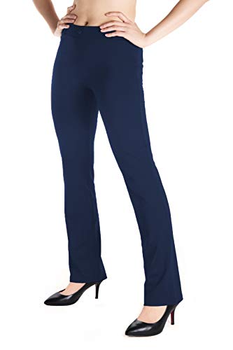 image for Yogipace, Belt Loops, Women's Petite/Regular/Tall Dress Pant Straight 