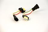 Halo Automotive WHH11 Plug and Play Upgrade Wire Harness for H11 Bulb - Twin Pack