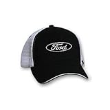 Ford Oval Black Mesh Hat