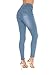 Women's-Ripped-Skinny-Distressed-Jeans Denim Slim fit high Waisted Butt Lift Stretch Cute Jeans (Blue, US 6)
