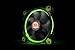 Thermaltake Riing 12 Series High Static Pressure 120mm Circular LED Ring Case/Radiator Fan with Anti-Vibration Mounting System Cooling CL-F038-PL12GR-A Green