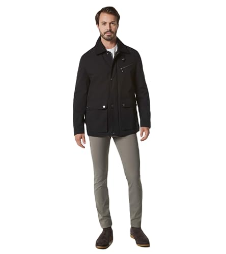 Andrew Marc Men's Softshell Jacket, BLACK (BARN JACKET), X-Large