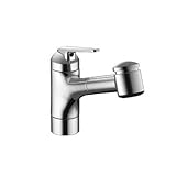 KWC 10.061.032.000 DOMO Single-Lever Pull Out Kitchen Faucet, Chrome