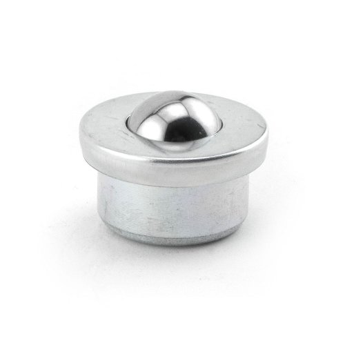 1 Diameter Hudson Bearings FSBT Flying Saucer Mounted Stainless Steel Ball Transfer Case of 10