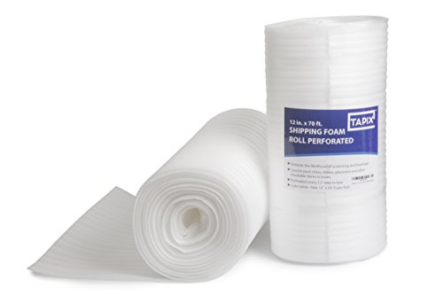 Packing Materials Foam Roll 12" Wide x 70' Long X 1/16" Thick • Perforated Every 12" • Great for all shipping, mailing, packing and moving needs - Thumbnail 5