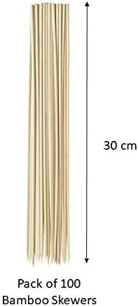 Chef Aid Bamboo Skewers, Extra Long Food Safe Perfect for BBQ's, Roasting, Kebabs, Grilling and Fondues - Image 4