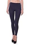 Women's Stretchy Ankle Length Leggings (Pomona) Elegant Gift for Her by Texere