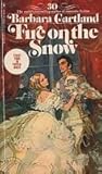 Front cover for the book Fire on the Snow by Barbara Cartland
