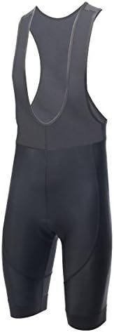 Mens Bib Front Cycling Black Shorts with Professional Moulded Pad CN XL/US M