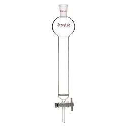 StonyLab Borosilicate Glass Chromatography Column