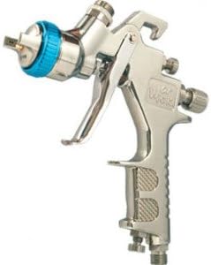 Warwick 904HE Auto Body Spray Gun with HVLP Waterborne and Solvent 1.6mm tip