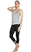 icyzone Workout Tank Tops for Women - Racerback Athletic Yoga Tops, Running Exercise Gym Shirts(Pack of 3)(L, Black/Granite/Green)