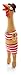 Outward Hound Squawkers Grandpa Gimpy Latex Rubber Chicken Interactive Dog Toy, Large