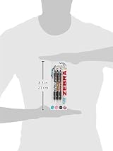 Zebra Pen Z Grip Black Ballpoint Pens 3 Pack Retractable with Clip view 3