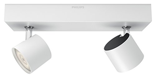Philips Plafonnier Led, 4,5 W Équivalent 45 W, Blanc Chaud 2700K, Métal
