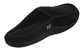 J. Fiallo Mens Terry, Memory Foam Feel, Slip-on Clog Slippers
