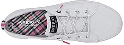 Sperry Crest Vibe Sneaker, White, 3 US Unisex Big Kid