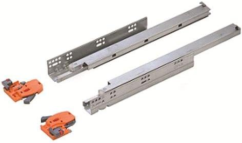 REJS Soft Close Undermount Drawer Runners Full Extension 3D Slides 500mm 40kg