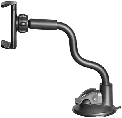 Tentacle Universal Dashboard Windshield 13 Inc Long Arm Car Mount Holder Cradle with Ultra Dashboard Base and Strong, Lg &amp; Gps Device, Black, Car Mount Samsung Iphone Itab