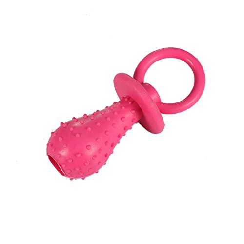 Vivian Pet Puppy Dog Chew Toy Rubber Pacifier Resistant Clean Teeth Set of 3PCS Radom Color - Thumbnail 4