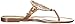 Jack Rogers Women's Georgica Jelly Sandal, Gold, 9 M US