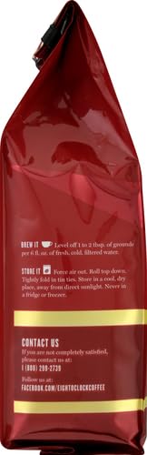 EIGHT O’CLOCK COFFEE THE MEDIUM ROAST GROUND, ARABICA KOSHER CERTIFIED, ORIGINAL, 12 OUNCE (PACK OF 1)