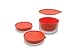 Joseph Joseph M-Cuisine Cool Touch Microwave Cookware Set of 3, Orange