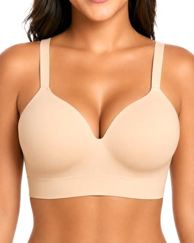 Sonryse C486 Full Cup High Back Supportive Bustier Bra for Women
