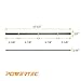 POWERTEC 12.5 Inch HSS Planer Blades for Delta Planer 22-560, 22-562, 22-565, TP305 and TP400LS | 12-1/2” Replacement Planer Knives – Set of 2 | 2 Knives